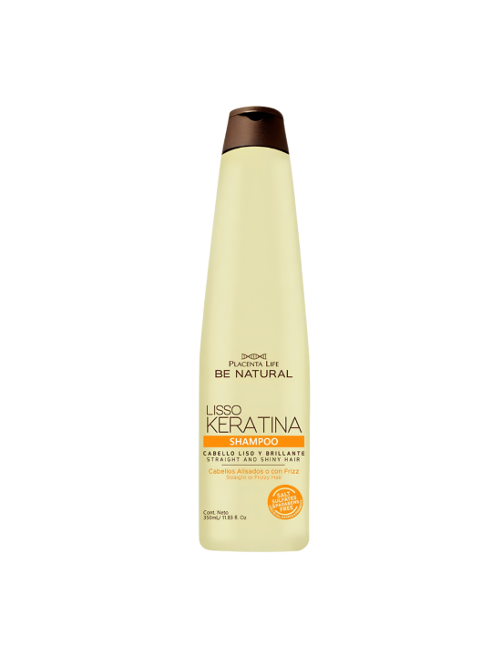 SHAMPOO BE NATURAL LISSO KERATINA 350ML