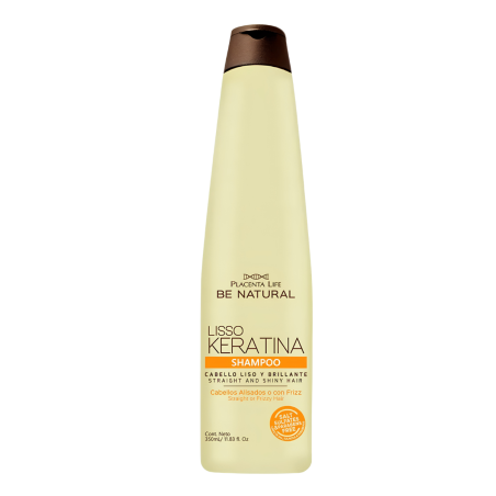 SHAMPOO BE NATURAL LISSO KERATINA 350ML
