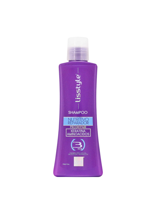 SHAMPOO LEMAR LISSTYLE NUTRITIVO REPARADOR 250 ML