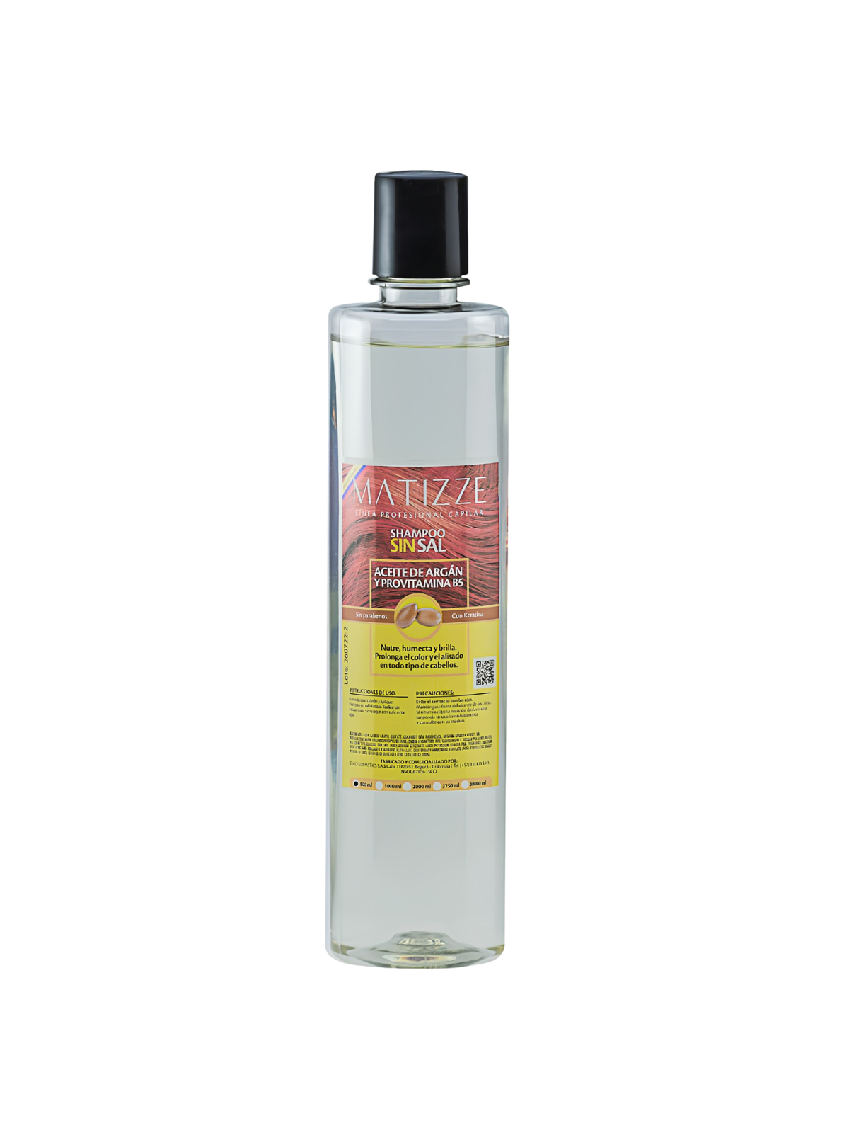 SHAMPOO MATIZZE SIN SALX500ML