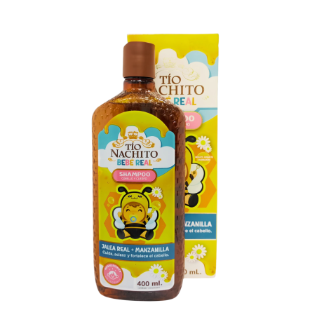 SHAMPOO TIO NACHITO BEBE REAL JALEA + MANZANILLA 400 ML