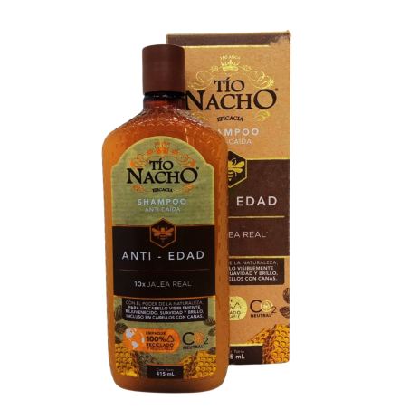 SHAMPOO TIO NACHO ANTI-EDAD 415 ML C.CANAS