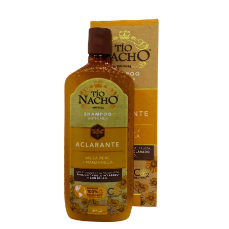 SHAMPOO TIO NACHO ACLARANTE MANZANILLA Y JR 415 ML