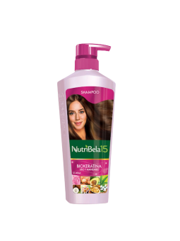 SHAMPOO NUTRIBELA BIOKERATINA 400 ML LISO Y MANEJABLE