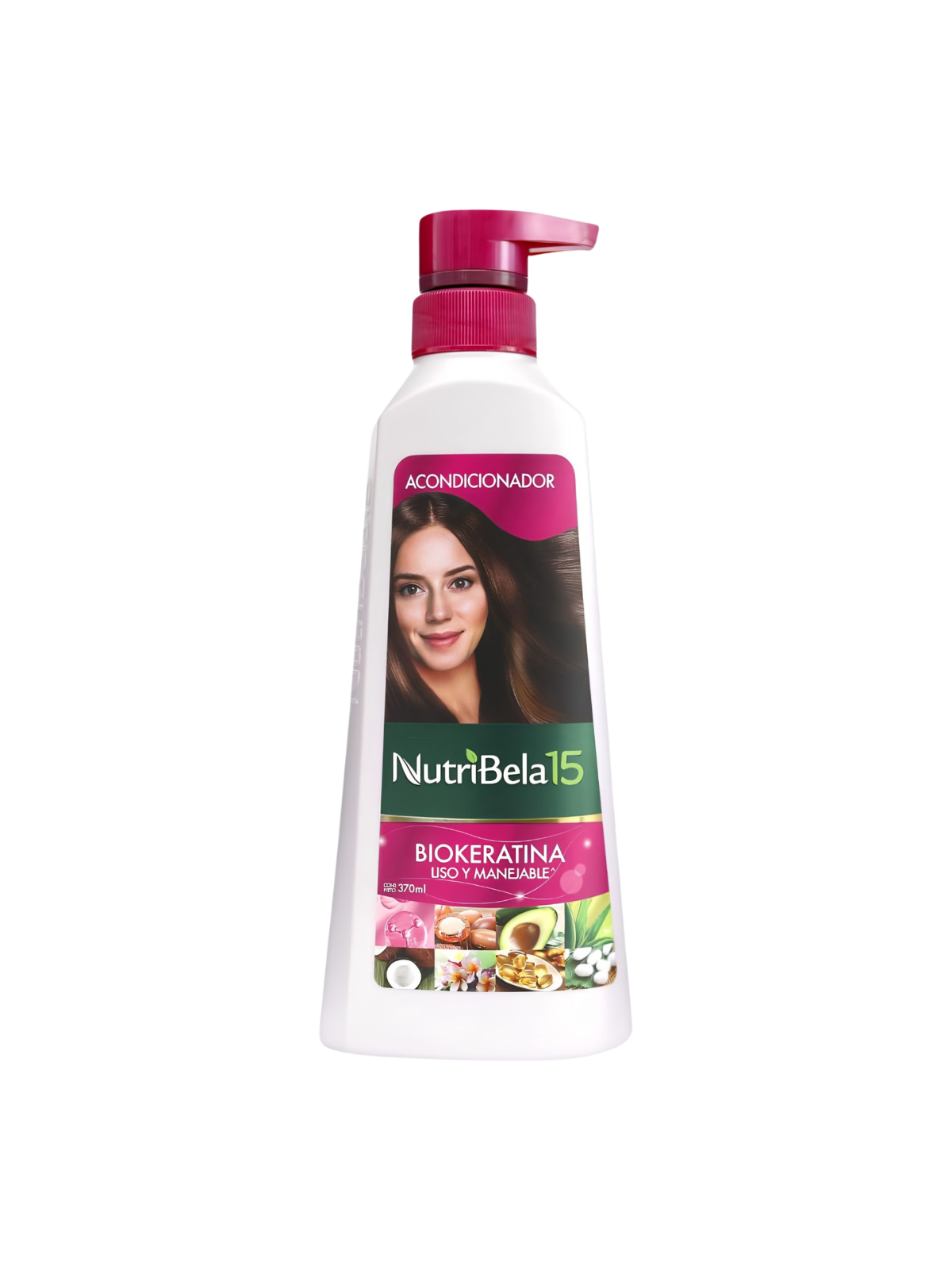ACONDICIONADOR NUTRIBELA BIOKERATINA 370 ML LISO Y MANEJABLE