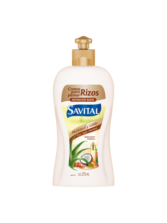 CREMA SAVITAL RIZOS MULTIOLEOS Y SABILA 275ML