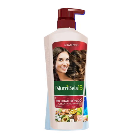 SHAMPOO NUTRIBELA PRO HIALURONICO 400 ML FUERZA Y CRECIMIENTO