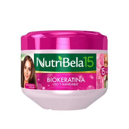 TRATAMIENTO NUTRIBELA BIOKERATINA 300 ML LISO Y MANEJABLE