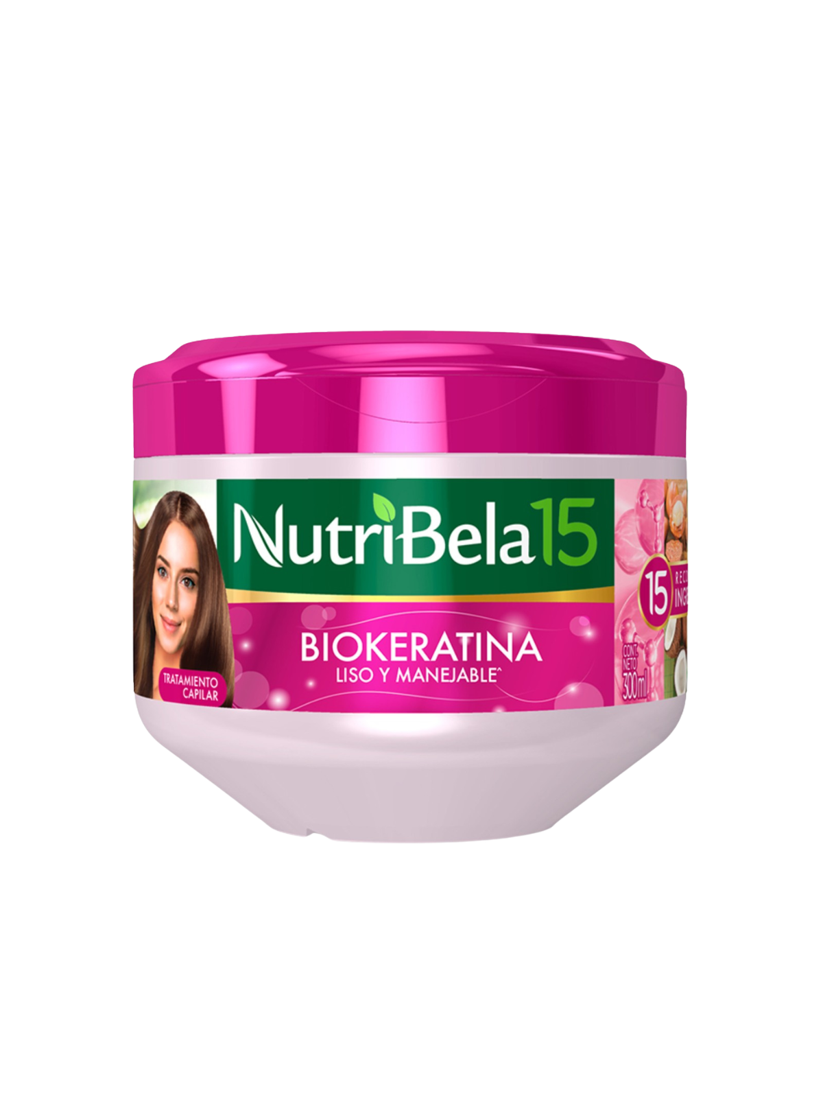 TRATAMIENTO NUTRIBELA BIOKERATINA 300 ML LISO Y MANEJABLE