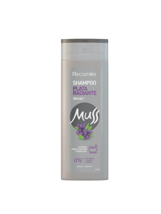 SHAMPOO MUSS PLATA RADIANTE 400 ML
