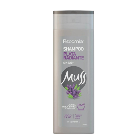 SHAMPOO MUSS PLATA RADIANTE 400 ML