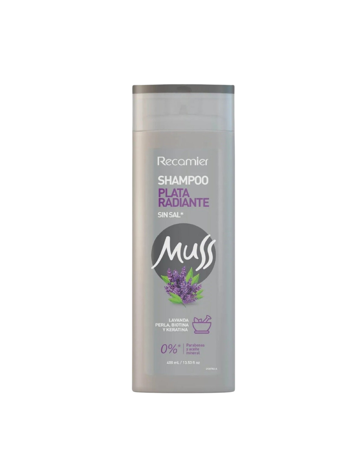 SHAMPOO MUSS PLATA RADIANTE 400 ML