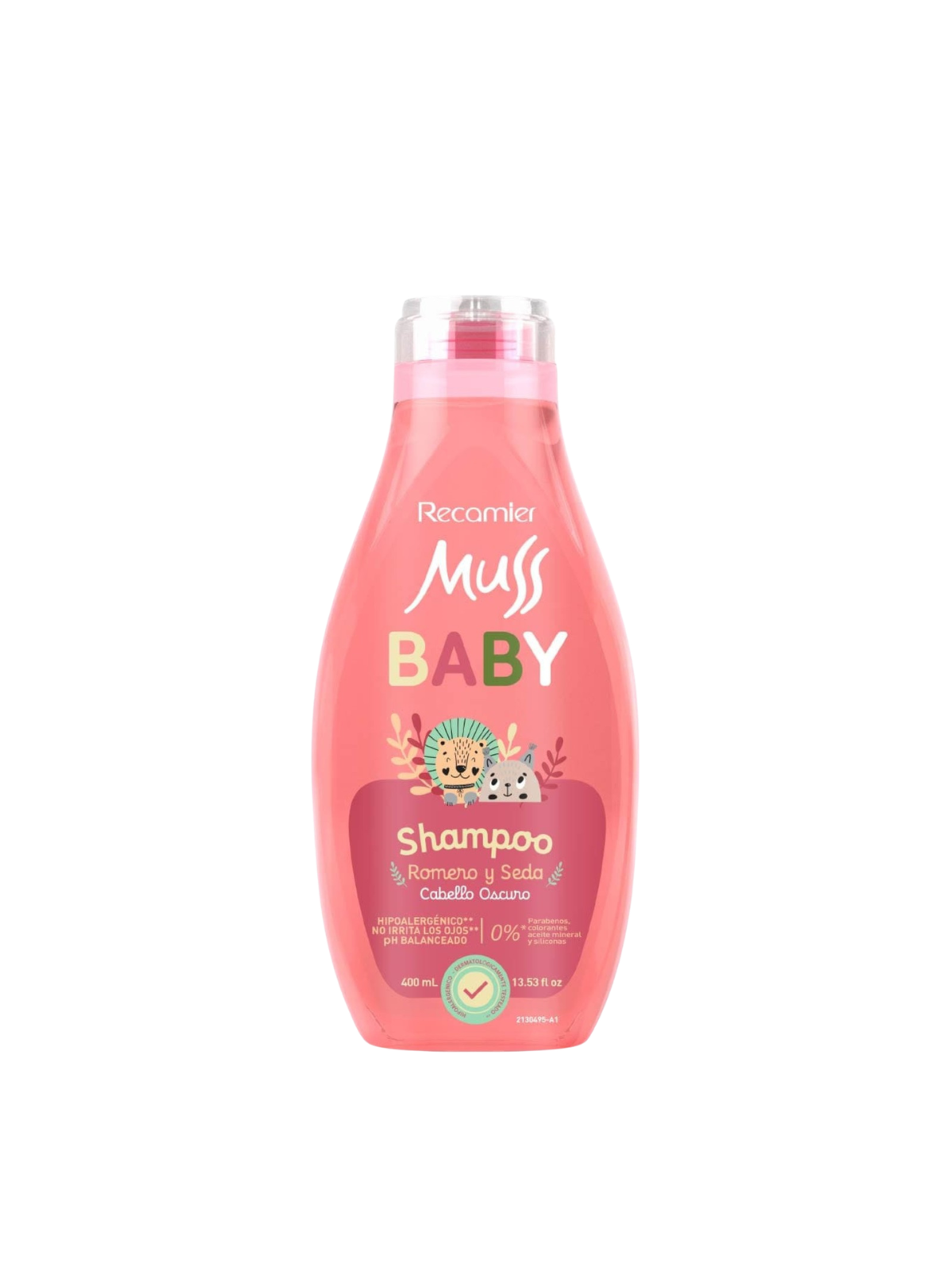 SHAMPOO MUSS BABY ROMERO Y SEDA 400 ML CABELLO OSCURO
