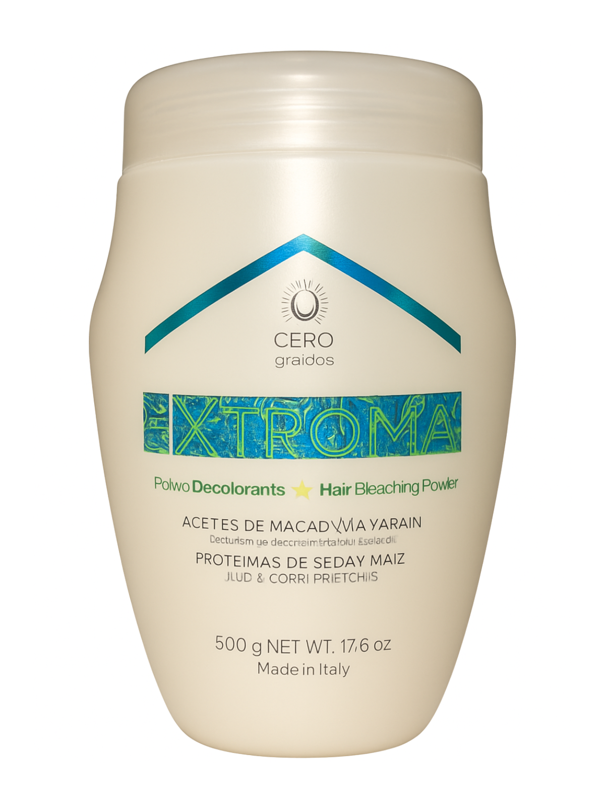 POLVO DECOLORANTE CERO GRADOS ACROMA 500 GR ARGAN OIL
