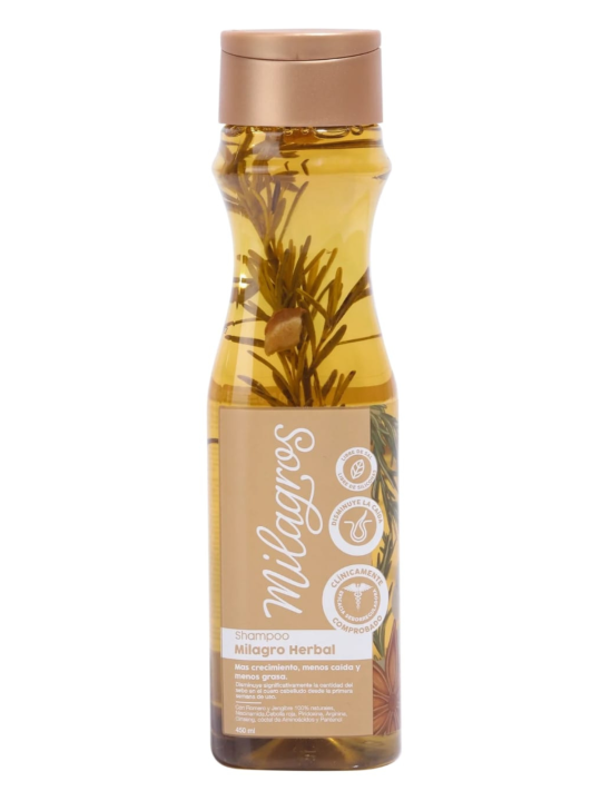 SHAMPOO MILAGROS HERBAL 450 ML