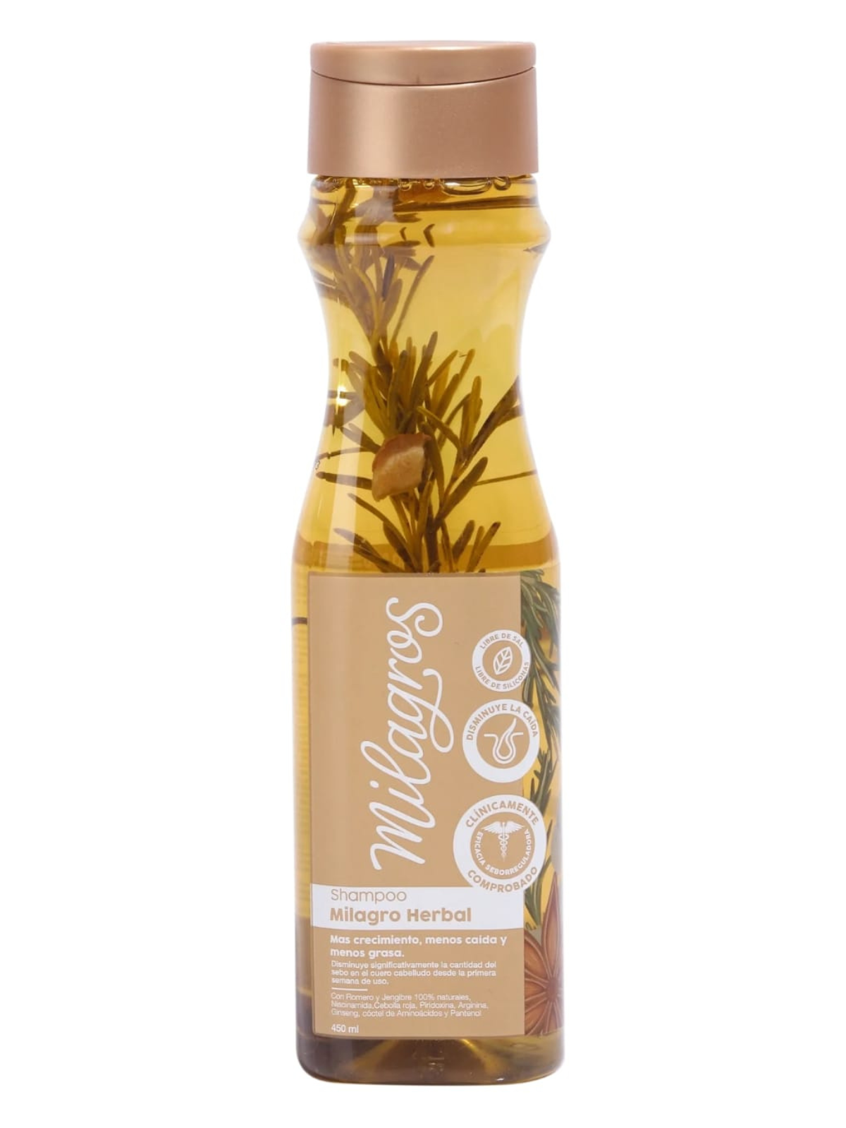 SHAMPOO MILAGROS HERBAL 450 ML