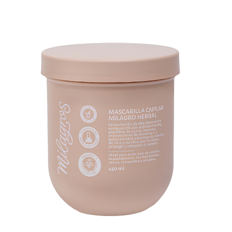 TRATAMIENTO CAPILAR MILAGROS HERBAL 450 GR