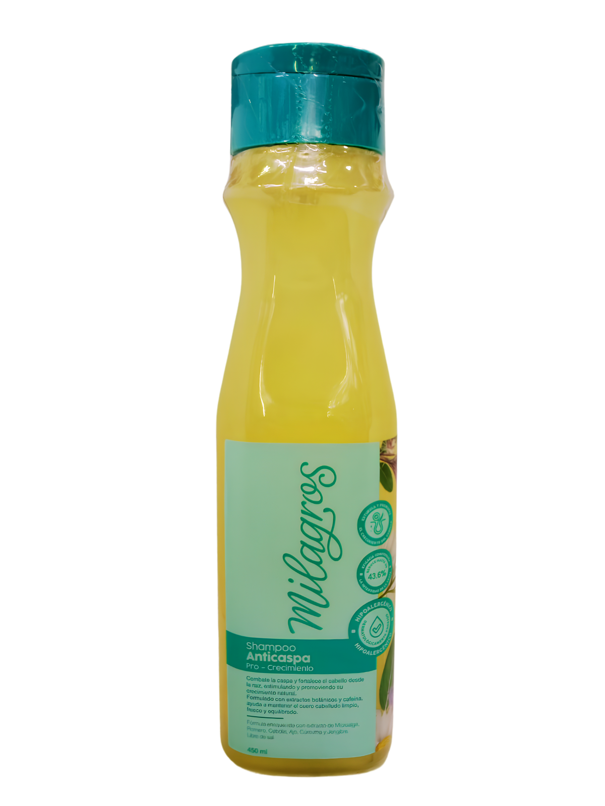 SHAMPOO MILAGROS ANTICASPA PRO CRECIMIENTO 450ML