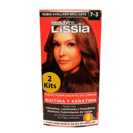 TINTE LISSIA 2 KITS 7.3 RUBIO AVELLANA