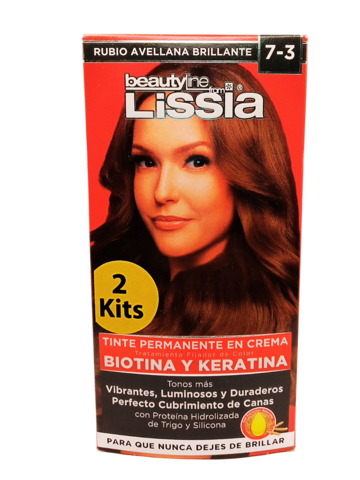 TINTE LISSIA 2 KITS 7.3 RUBIO AVELLANA