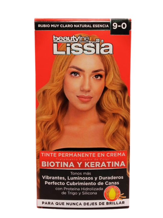 TINTE LISSIA 9.0 RUBIO MUY CLARO NATURAL