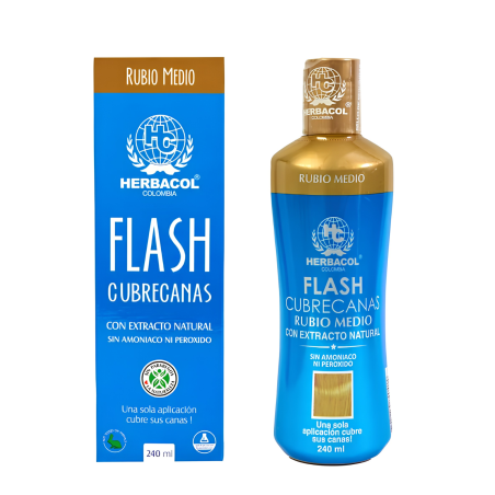 ENJUAGUE FLASH CUBRECANAS RUBIO MEDIO