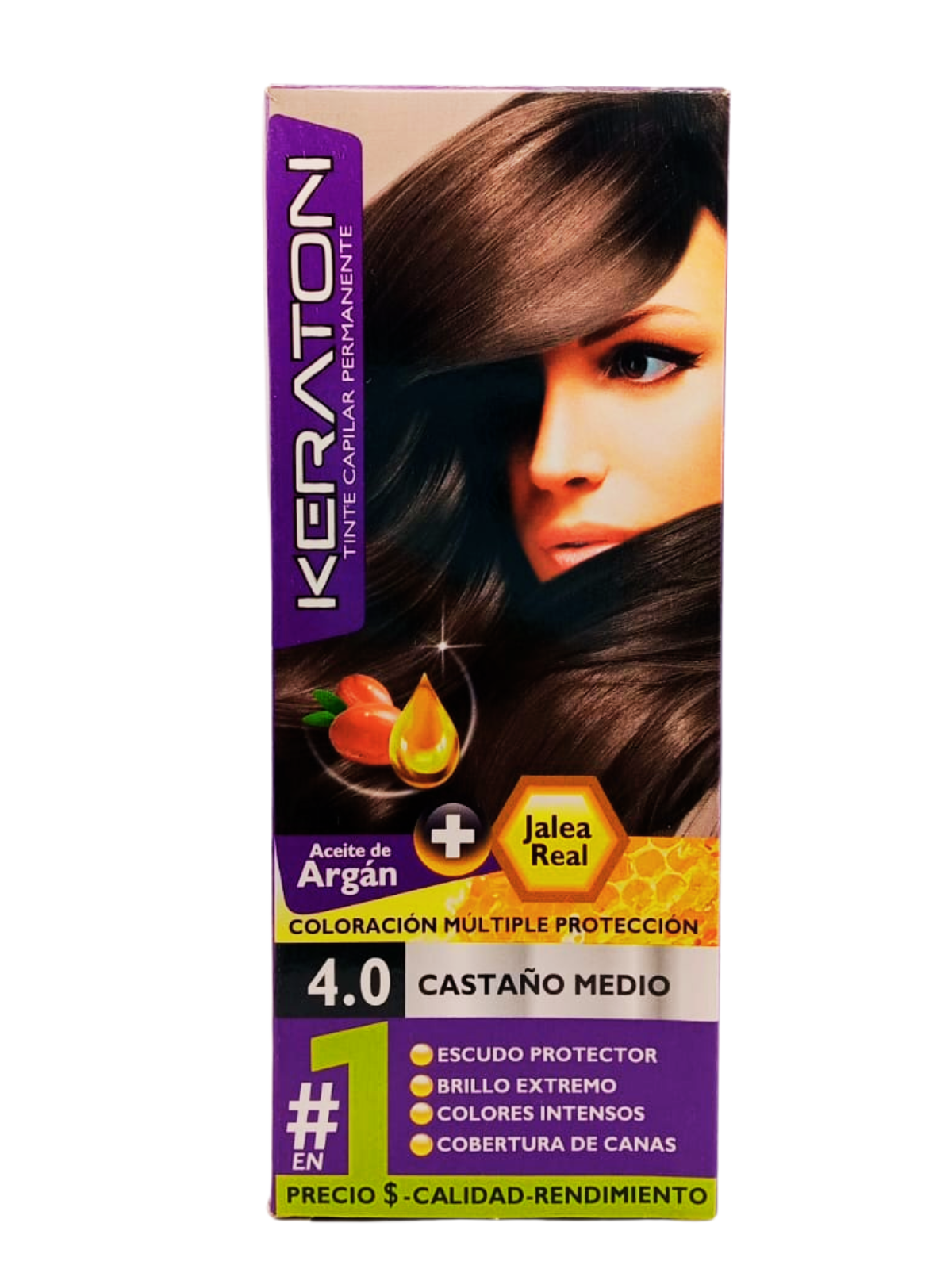 TINTE KERATON PERMAN 4.0 CASTAÑO MEDIO