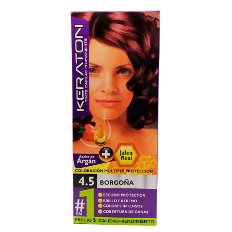 TINTE KERATON PERMAN 4.5 BORGOÑA