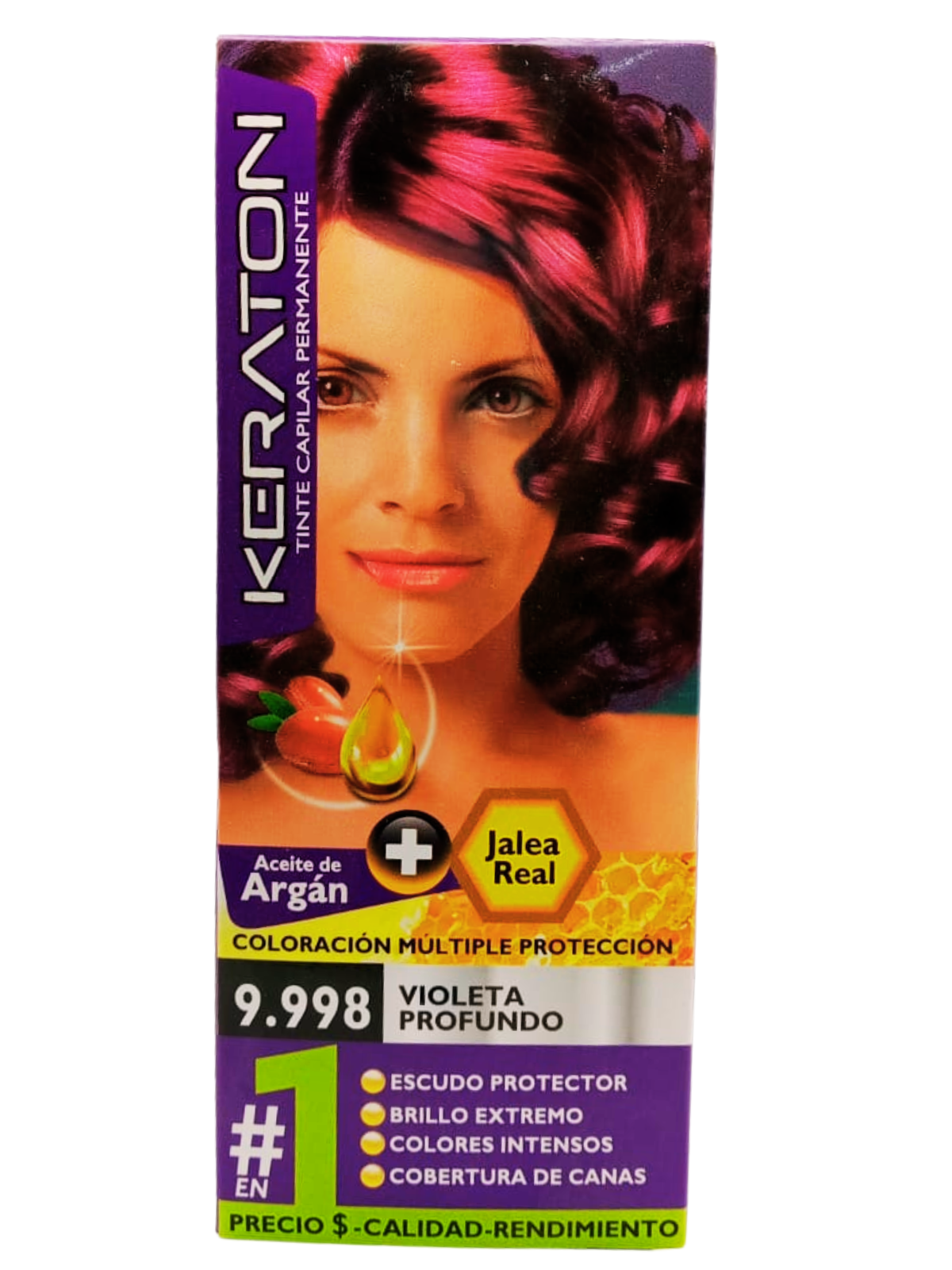 TINTE KERATON PERMAN 9.998 VIOLETA PROFUNDO