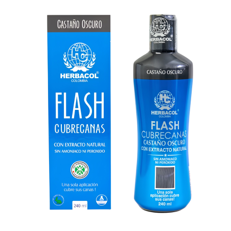 ENJUAGUE FLASH CUBRECANAS CASTAÑO OSCURO