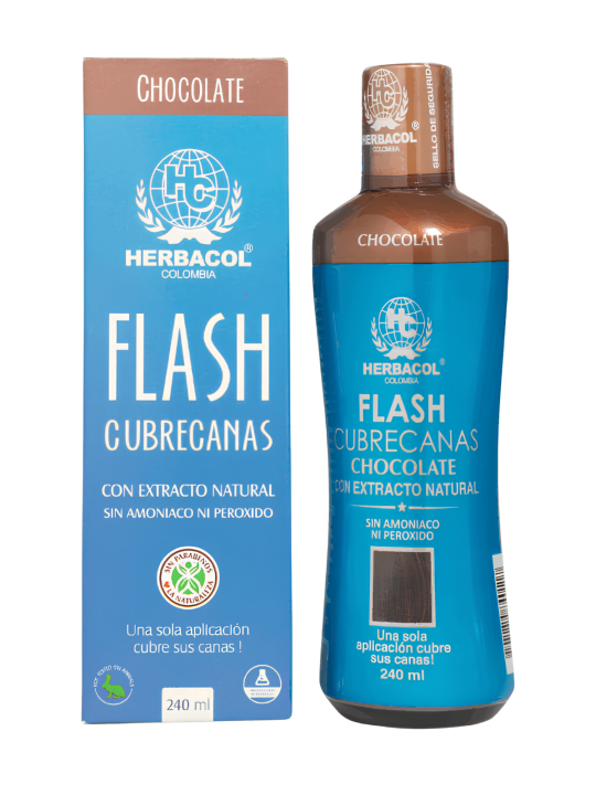 ENJUAGUE FLASH CUBRECANAS CHOCOLATE