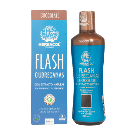 ENJUAGUE FLASH CUBRECANAS CHOCOLATE