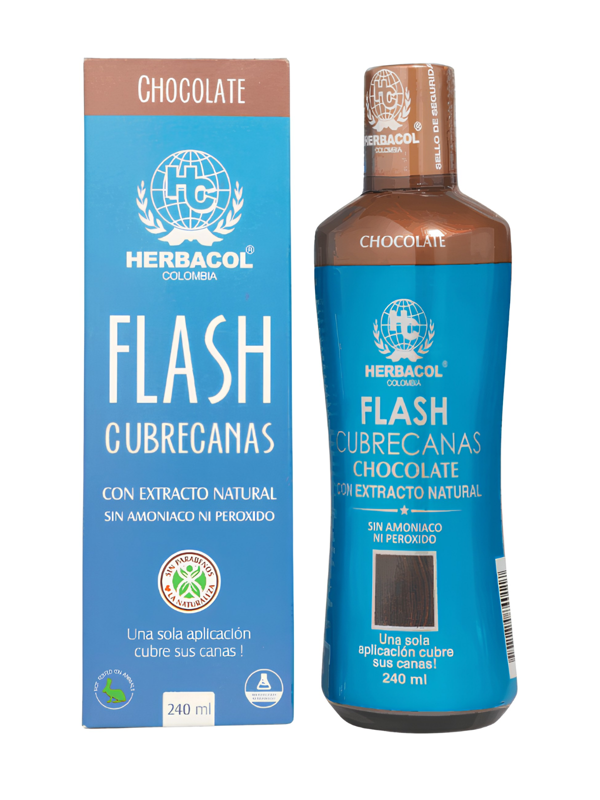 ENJUAGUE FLASH CUBRECANAS CHOCOLATE