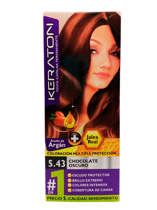 TINTE KERATON PERMAN 5.43 CHOCOLATA OSCURO