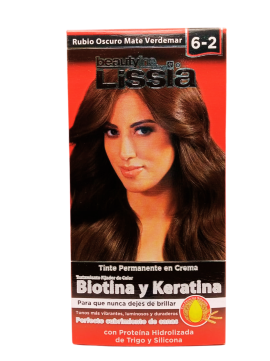 TINTE LISSIA 6.2 RUBIO OSCURO VERDEMAR