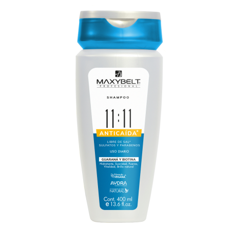 SHAMPOO MAXYBELT 11:11 ANTICAIDA 400 ML