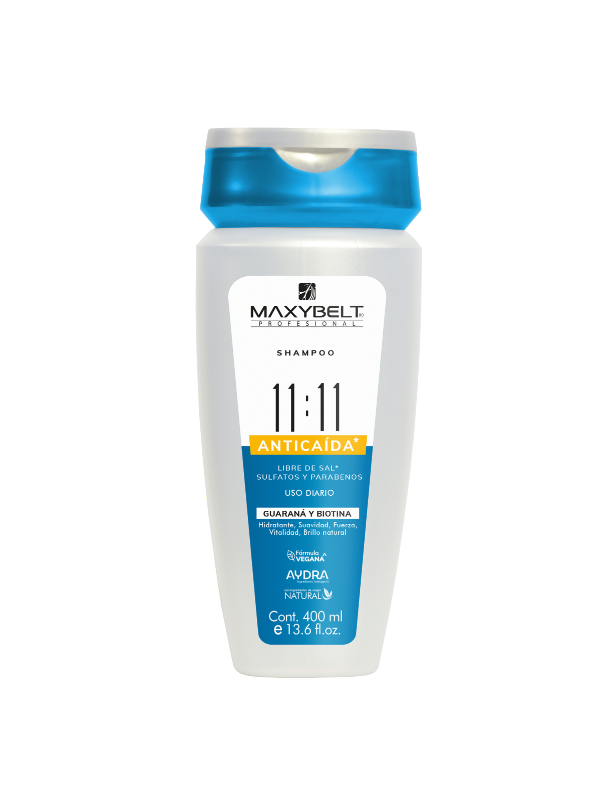 SHAMPOO MAXYBELT 11:11 ANTICAIDA 400 ML