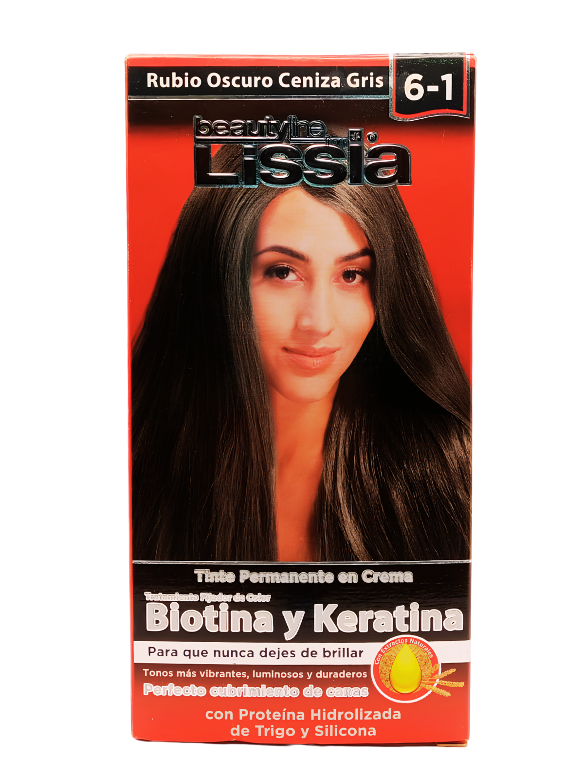TINTE LISSIA 6.1 RUBIO OSCURO CENIZA