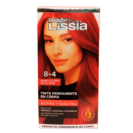TINTE LISSIA 8.4 RUBIO CLARO ROJO
