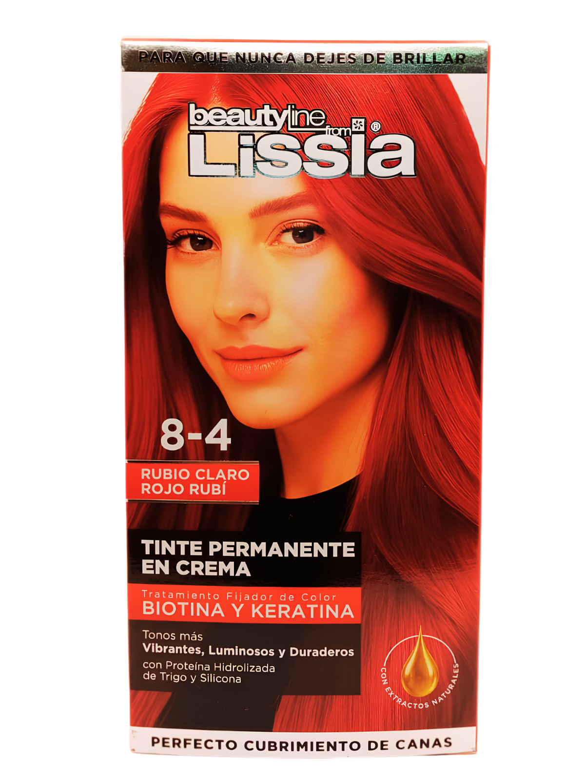 TINTE LISSIA 8.4 RUBIO CLARO ROJO