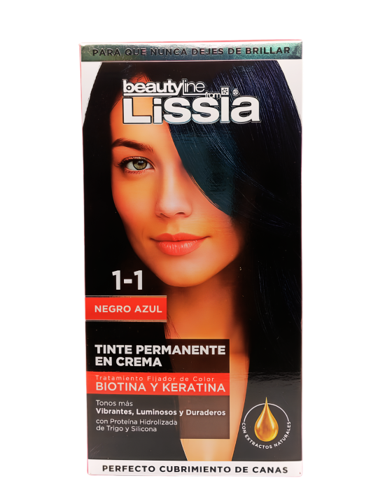 TINTE LISSIA 1.1 NEGRO AZUL