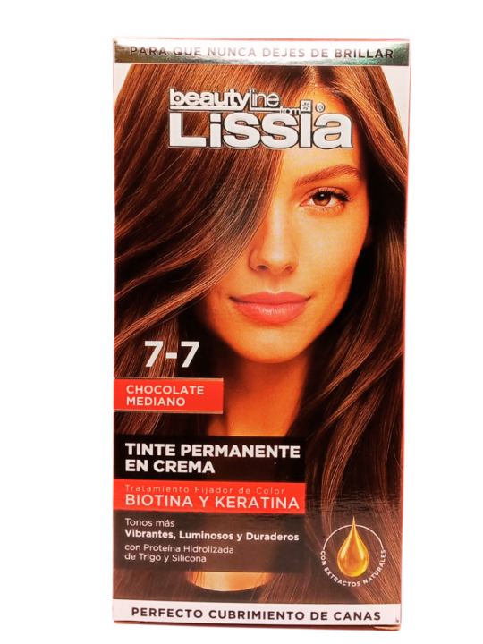 TINTE LISSIA 7.7 CHOCOLATE MEDIANO