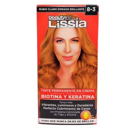 TINTE LISSIA 8.3 RUBIO CLARO DORADO
