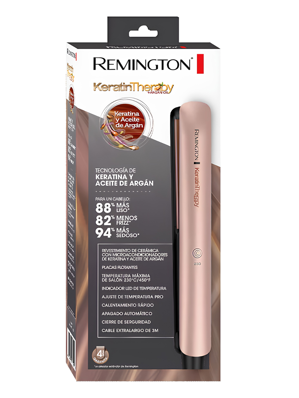 PLANCHA REMINGTON KERATINA ARGAN S-8590-8599
