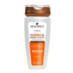 SHAMPOO MAXIBELT PROTEINA DE LECHE 400 ML