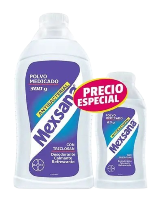 TALCO MEXSANA 300 GR  GTIS X 85 GR