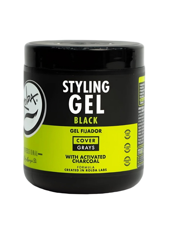GEL ROLDA BLACK RADIANT 500GR