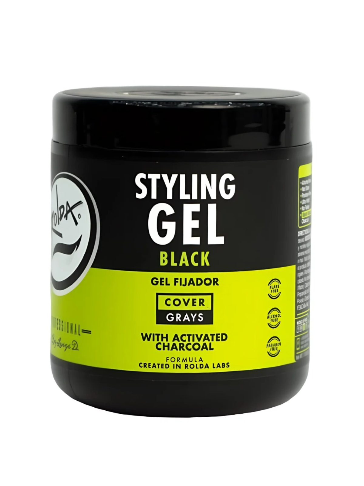 GEL ROLDA BLACK RADIANT 500GR