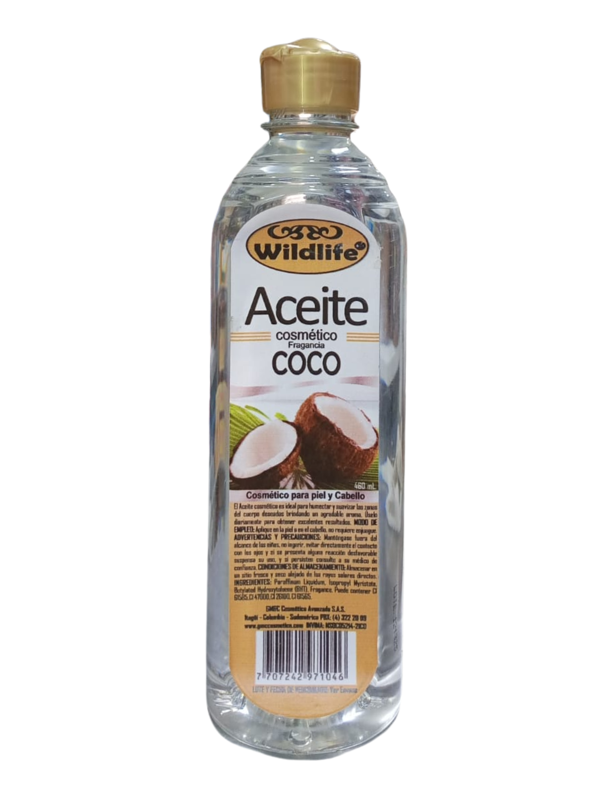 ACEITE WILDLIFE COCO 460 ML