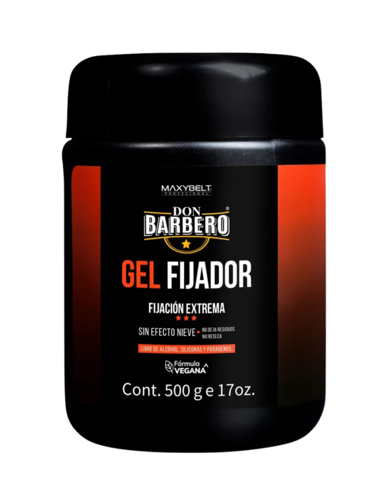 GEL FIJADOR MAXYBELT DON BARBERO 500 ML FIJACION EXTREMA